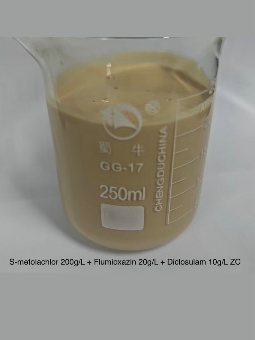 S-metolachlor 200g/L + Flumioxazin 20g/L+ Diclosulam 10g/L ZC